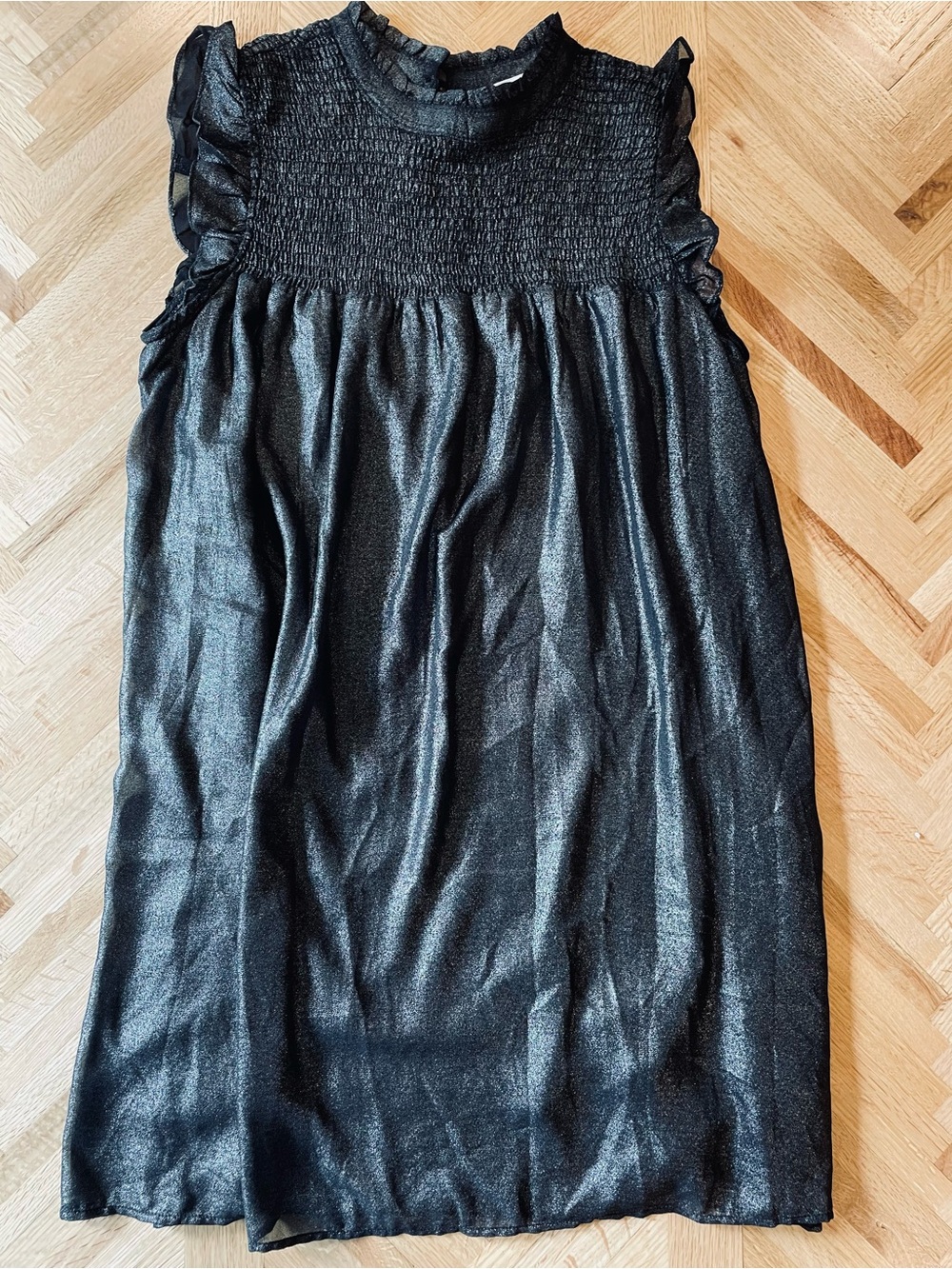 THML Black Metallic Dress Size XS